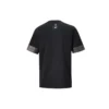 Converse City kortärmad T-shirt för män med kontrasterande färger på ärmsluten, rund hals, svart