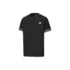 Converse City kortärmad T-shirt för män med kontrasterande färger på ärmsluten, rund hals, svart