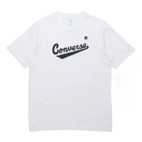 Converse Classic Alphabet Pattern kortärmad vit herrtröja