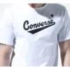 Converse Classic Alphabet Pattern kortärmad vit herrtröja