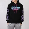 Converse Flash Logo Printing Sports Fleece Lined Black för män