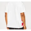 Converse kortärmad röd T-shirt för män med kontrasterande färger