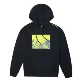 Converse Printing Sports Fleece Lined Black för män