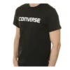 Converse Pure Cotton Alphabet kortärmad tröja för män, svart