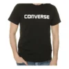 Converse Pure Cotton Alphabet kortärmad tröja för män, svart