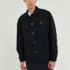 Converse SS22 Cargo Casual långärmad höstskjorta för män, svart