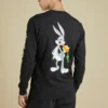Converse x Bugs Bunny långärmad T-shirt, asiatiska storlekar ”Svart”