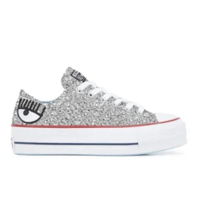 Converse x Chiara Ferragni Chuck Taylor All Star Lift Ox ”Silver Red”