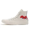 Converse x COMME des GACRONS PLAY Chuck 70 Hi Half Logo ”White”
