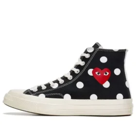 Converse x COMME des GARCONS PLAY Chuck 70 Hi ”Black Polka Dot”