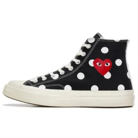 Converse x COMME des GARCONS PLAY Chuck 70 Hi ”Black Polka Dot”