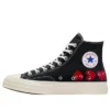 Converse x COMME des GARCONS PLAY Chuck 70 Hi ”Multi-Heart Black”