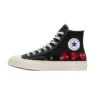 Converse x COMME des GARCONS PLAY Chuck 70 Hi ”Multi-Heart Black”