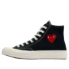 Converse x Comme des Garcons PLAY Chuck 70 Hi ”Single Heart Black”
