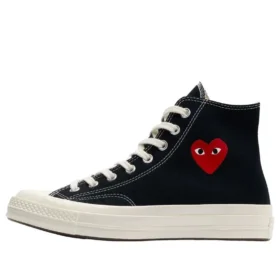 Converse x Comme des Garcons PLAY Chuck 70 Hi ”Single Heart Black”