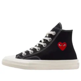 Converse x Comme des Garcons PLAY Chuck 70 Hi ”Single Heart Black”
