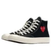Converse x Comme des Garcons PLAY Chuck 70 Hi ”Single Heart Black”