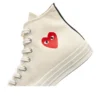 Converse x Comme des Garcons PLAY Chuck 70 Hi ”Single Heart Milk”