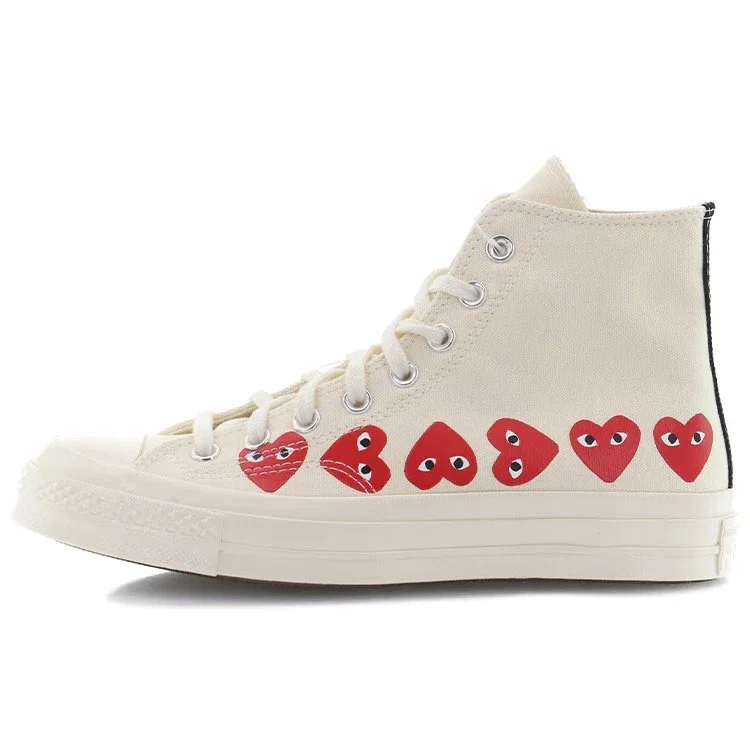 Converse x COMME des GARCONS PLAY Chuck 70 Hi Top ”Multi Heart” Converse x COMME des GARCONS PLAY Chuck 70 Hi Top ”Multi Heart”