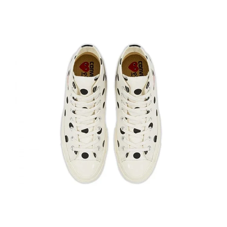 Converse x COMME des GARCONS PLAY Chuck 70 Hi ”White Polka Dot” Converse x COMME des GARCONS PLAY Chuck 70 Hi ”White Polka Dot”