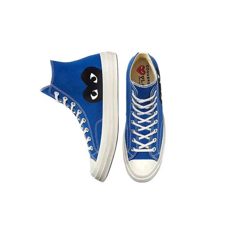 Converse x COMME des GARCONS PLAY Chuck 70 High ”Blue Quartz” Converse x COMME des GARCONS PLAY Chuck 70 High ”Blue Quartz”