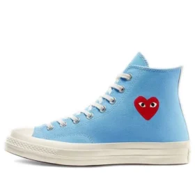 Converse x COMME des GARCONS PLAY Chuck 70 High ”Bright Blue”