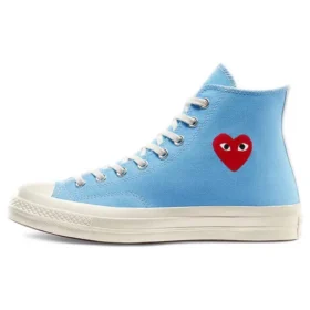 Converse x COMME des GARCONS PLAY Chuck 70 High ”Bright Blue”