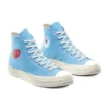 Converse x COMME des GARCONS PLAY Chuck 70 High ”Bright Blue”