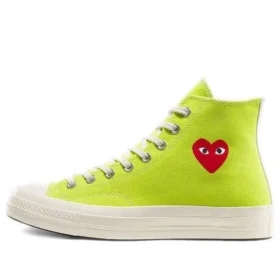 Converse x COMME des GARCONS PLAY Chuck 70 High ”Bright Green”