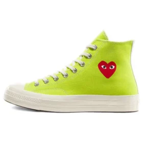 Converse x COMME des GARCONS PLAY Chuck 70 High ”Bright Green”