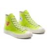 Converse x COMME des GARCONS PLAY Chuck 70 High ”Bright Green”