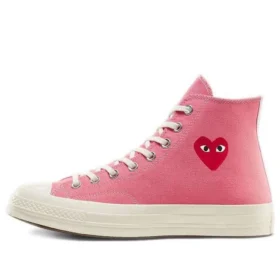 Converse x COMME des GARCONS PLAY Chuck 70 High ”Bright Pink”