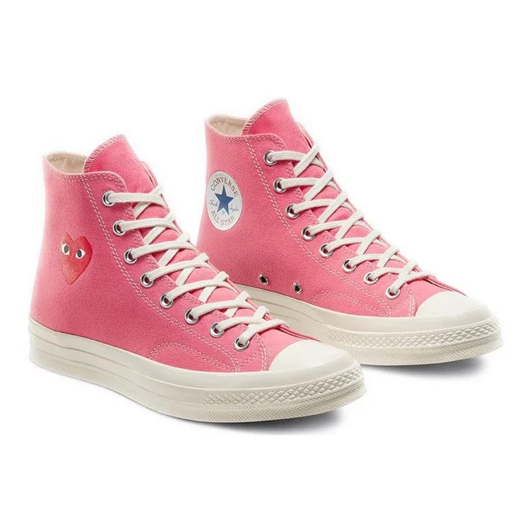 Converse x COMME des GARCONS PLAY Chuck 70 High ”Bright Pink” Converse x COMME des GARCONS PLAY Chuck 70 High ”Bright Pink”