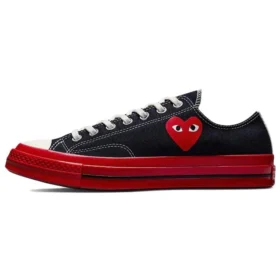 Converse x COMME des GARCONS PLAY Chuck 70 Low ”Black Red”