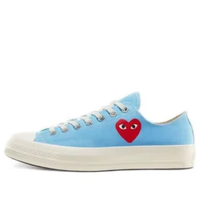 Converse x COMME des GARCONS PLAY Chuck 70 Low ”Bright Blue”