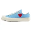 Converse x COMME des GARCONS PLAY Chuck 70 Low ”Bright Blue” Converse x COMME des GARCONS PLAY Chuck 70 Low ”Bright Blue”