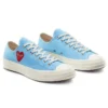 Converse x COMME des GARCONS PLAY Chuck 70 Low ”Bright Blue” Converse x COMME des GARCONS PLAY Chuck 70 Low ”Bright Blue”