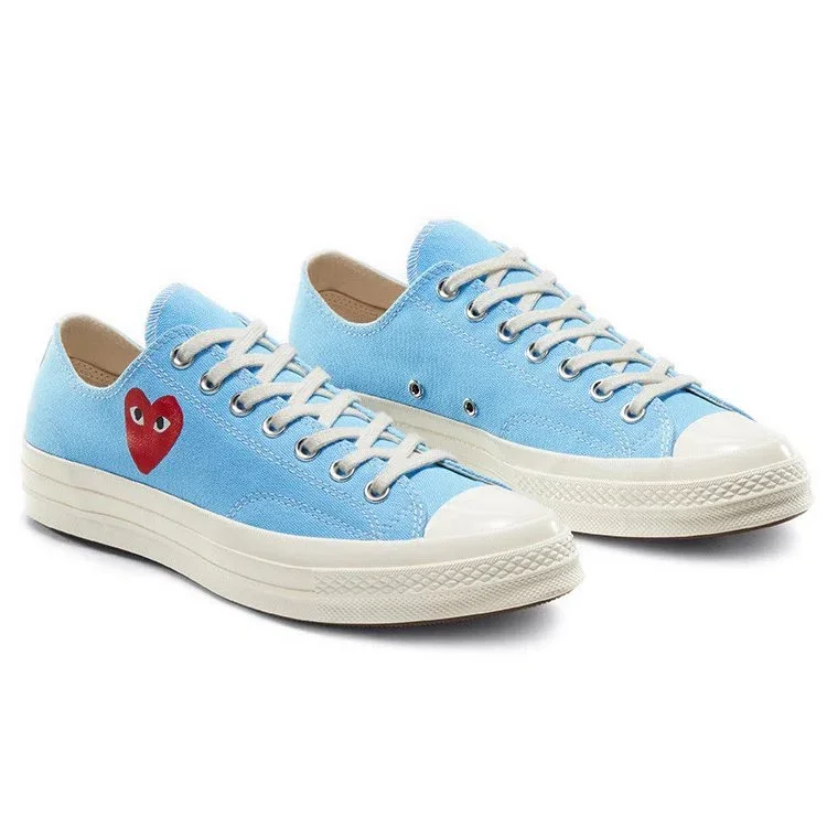 Converse x COMME des GARCONS PLAY Chuck 70 Low ”Bright Blue” Converse x COMME des GARCONS PLAY Chuck 70 Low ”Bright Blue”