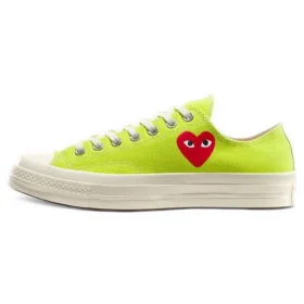 Converse x COMME des GARCONS PLAY Chuck 70 Low ”Bright Green”
