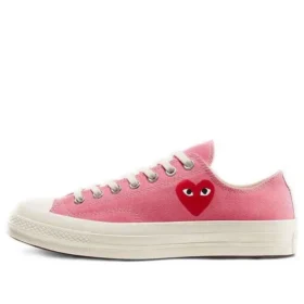 Converse x COMME des GARCONS PLAY Chuck 70 Low ”Bright Pink”