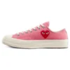 Converse x COMME des GARCONS PLAY Chuck 70 Low ”Bright Pink” Converse x COMME des GARCONS PLAY Chuck 70 Low ”Bright Pink”