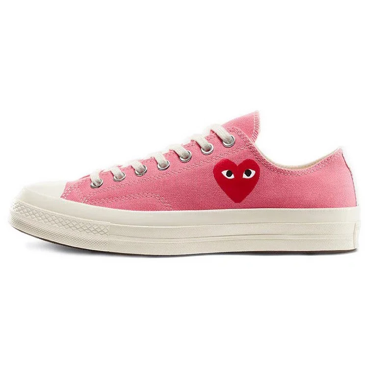 Converse x COMME des GARCONS PLAY Chuck 70 Low ”Bright Pink” Converse x COMME des GARCONS PLAY Chuck 70 Low ”Bright Pink”