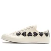 Converse x COMME des GARCONS PLAY Chuck 70 Low ”Multi Heart – White Black”