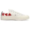 Converse x COMME des GARCONS PLAY Chuck 70 Low Multi Heart ”White Red” Converse x COMME des GARCONS PLAY Chuck 70 Low Multi Heart ”White Red”