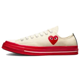 Converse x COMME des GARCONS PLAY Chuck 70 Low ”Pristine Red”