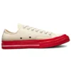 Converse x COMME des GARCONS PLAY Chuck 70 Low ”Pristine Red”