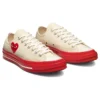 Converse x COMME des GARCONS PLAY Chuck 70 Low ”Pristine Red”