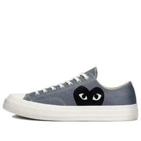 Converse x COMME des GARCONS PLAY Chuck 70 Low ”Steel Gray”