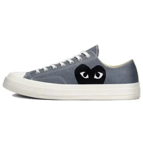 Converse x COMME des GARCONS PLAY Chuck 70 Low ”Steel Gray”