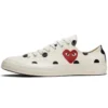 Converse x COMME des GARCONS PLAY Chuck 70 Low ”White Polka Dot”